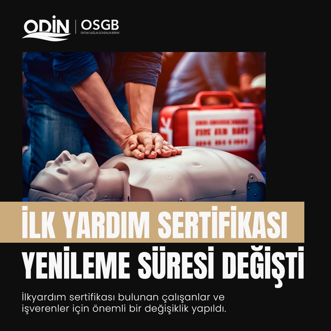  İlkyardım Yönetmeliğinde Önemli Değişiklik!